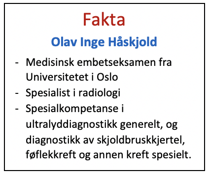 Faktaboks Olav Inge Håskjold